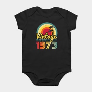 Vintage 1973 Made in 1973 50th birthday 50 years old Gift Baby Bodysuit